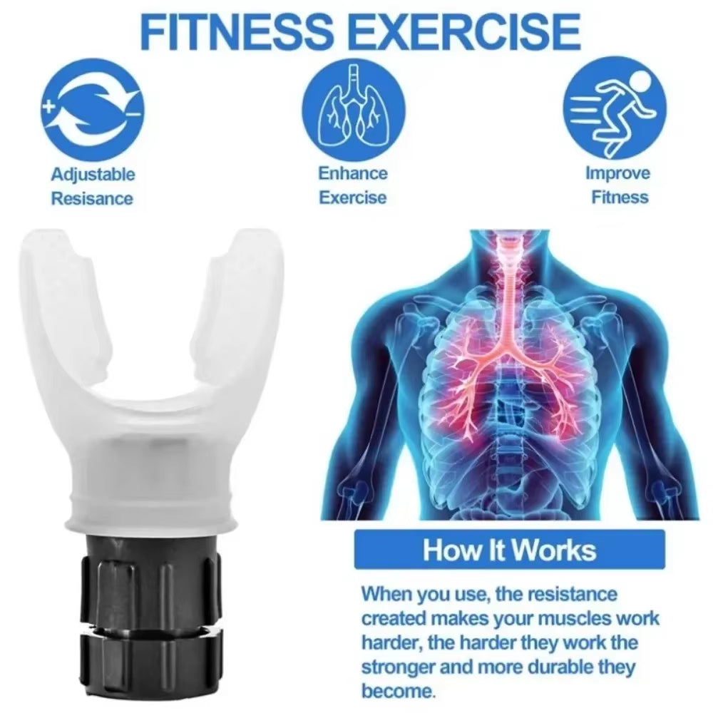 Transform Your Breathing with the Lung Fitness Trainer - The Ultimate Respiratory Muscle Trainer for Enhanced Endurance and Easy Maintenance